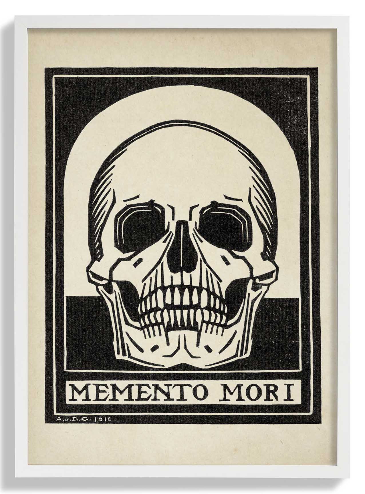Antiker Memento Mori Schädel