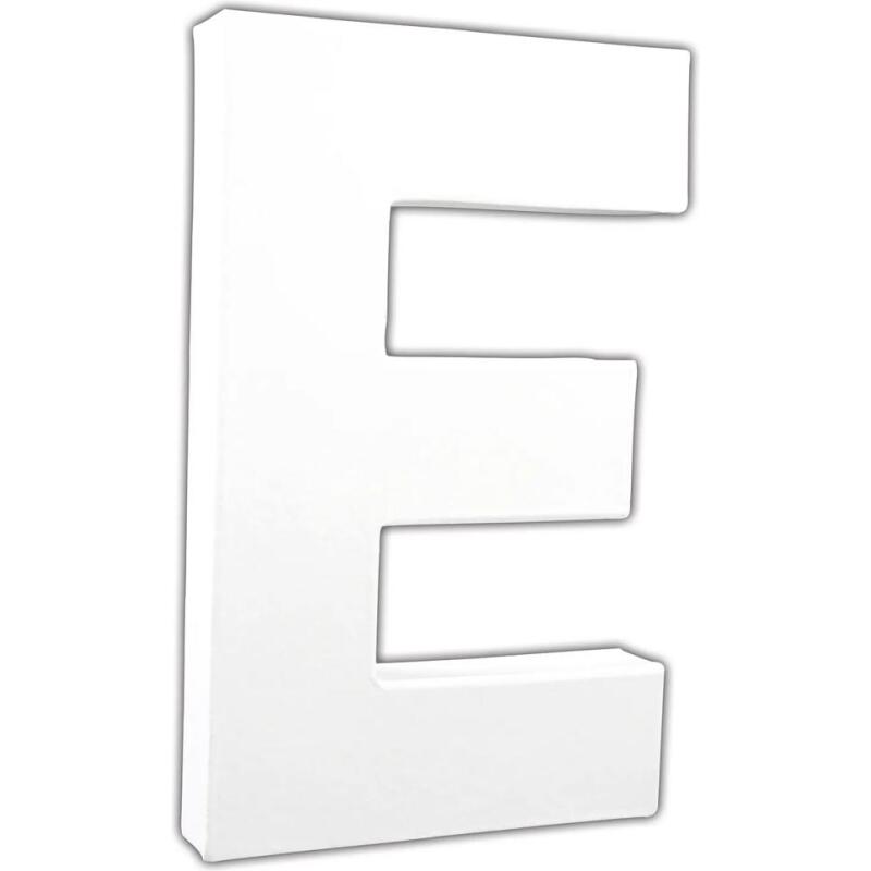 Lettre E 20,5cm - Blanc