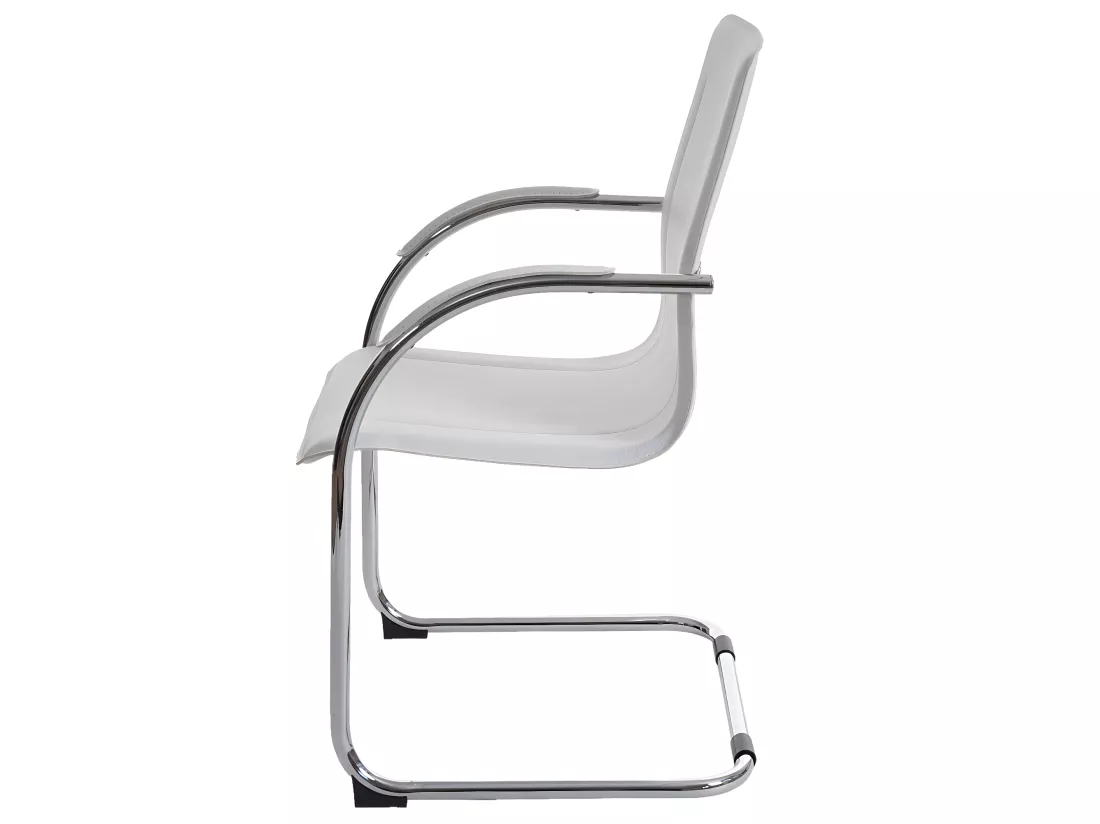Lot de 2 chaises blanche 60 x 56 x 96 cm BUR04068