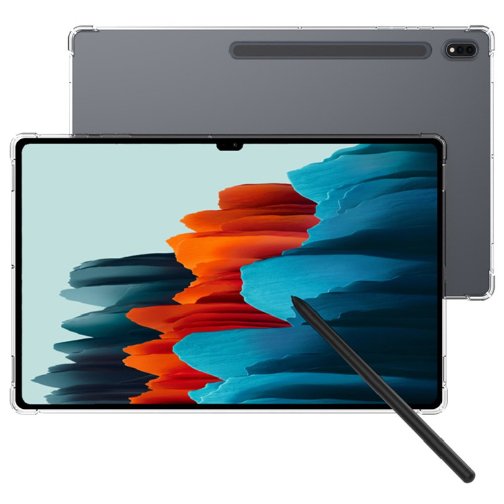 Samsung Galaxy Tab S8 Ultra Gummi Case Hülle Air Cushion Fallschutz - Transparent