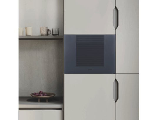 SMEG - Cave à vin encastrable de service CVI121G, froid brassé, niche de 45 cm