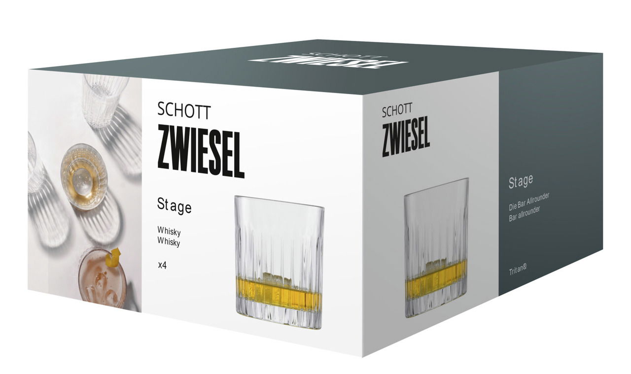 SCHOTT ZWIESEL Whiskyglas-Set 4-tlg STAGE
