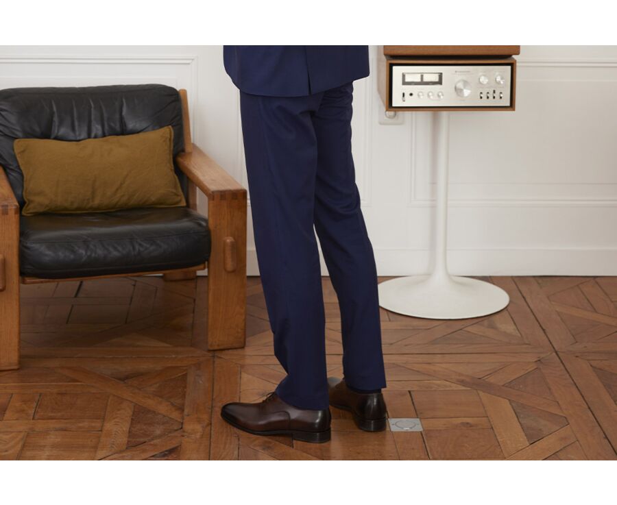 Pantalon de costume homme Marine - LAZARE
