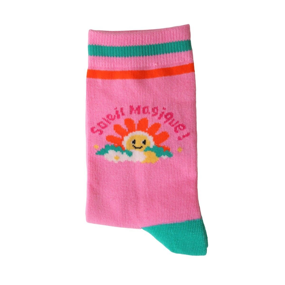 Duo lot chaussettes Tulipes adulte enfant - Zou Bisou Bisou !