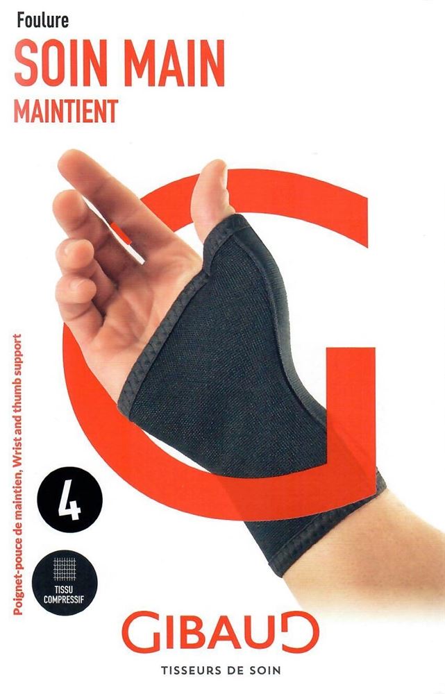 Gibaud Handgelenk-Daumenbandage Gr4 20-21cm 1 Stk