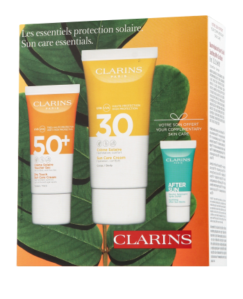 Clarins Sonnenschutz Set mit Crème Solaire Corps SPF 30 75ml-30ml-8ml