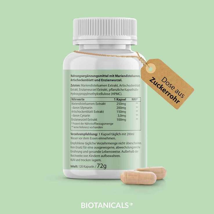 Biotanicals Mariendistel Komplex Kapseln, 120 St