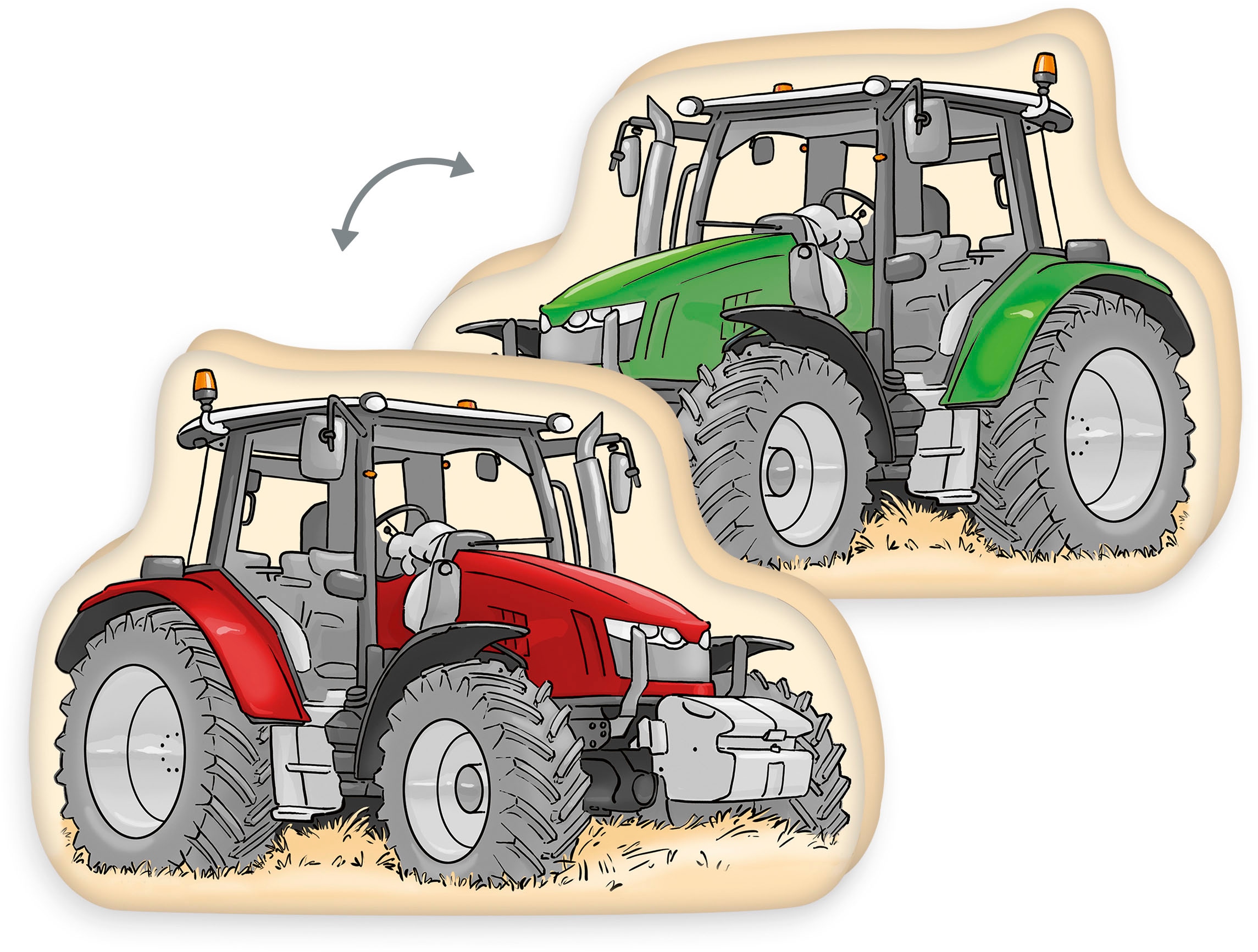 Herding Young Collection Dekokissen »Traktor« hochfarbig bedruckt