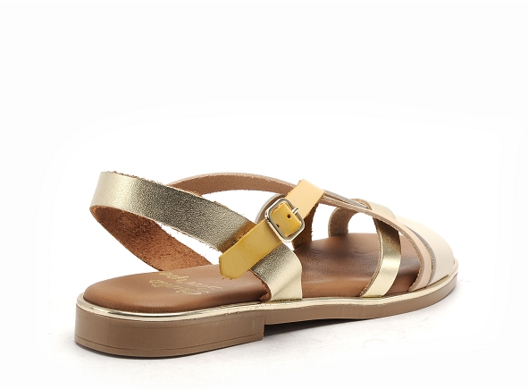 Studio scarpe nu pieds plats femme sn34539 639 or