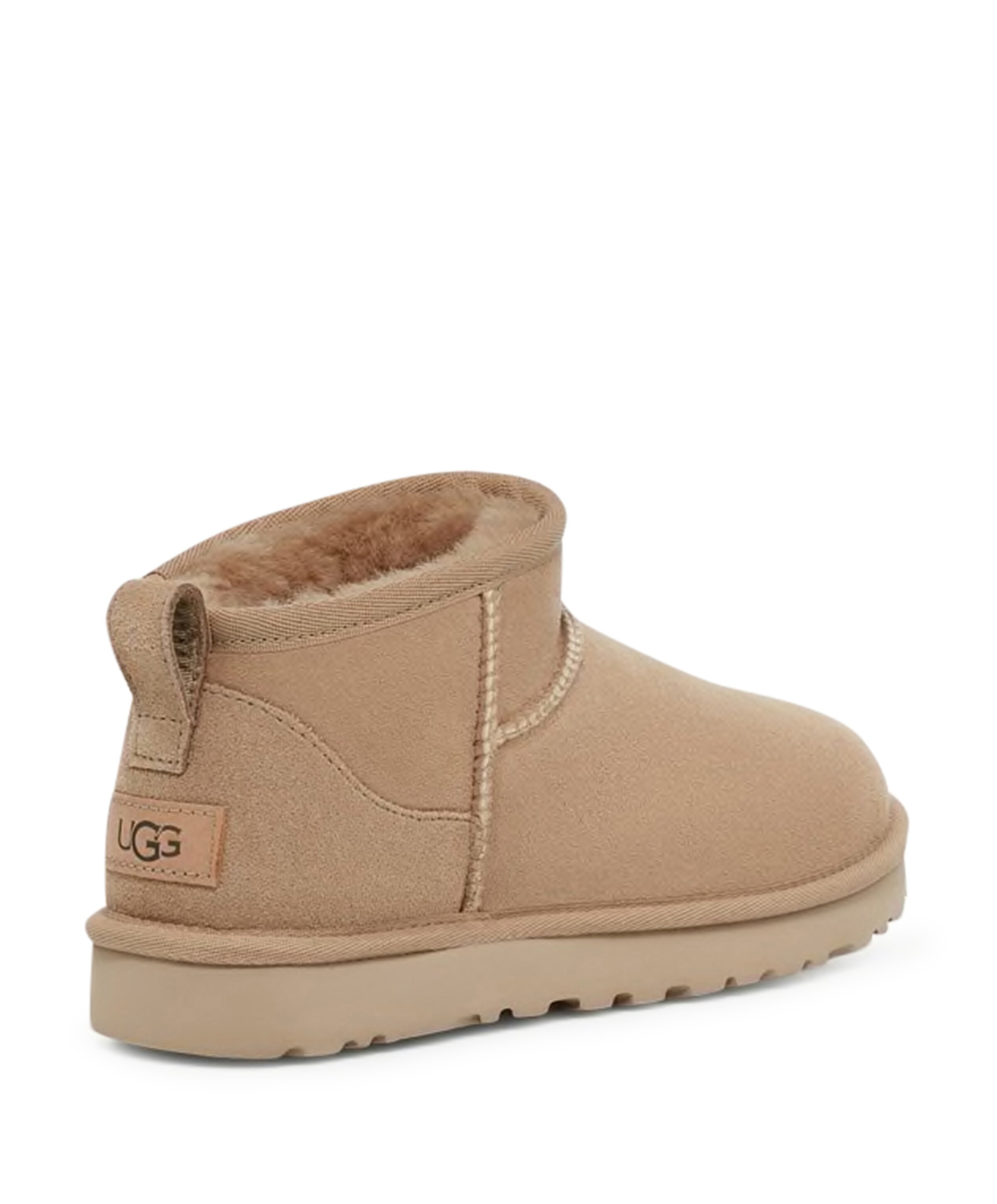 Ugg W classic ultra mini dames enkellaarzen beige