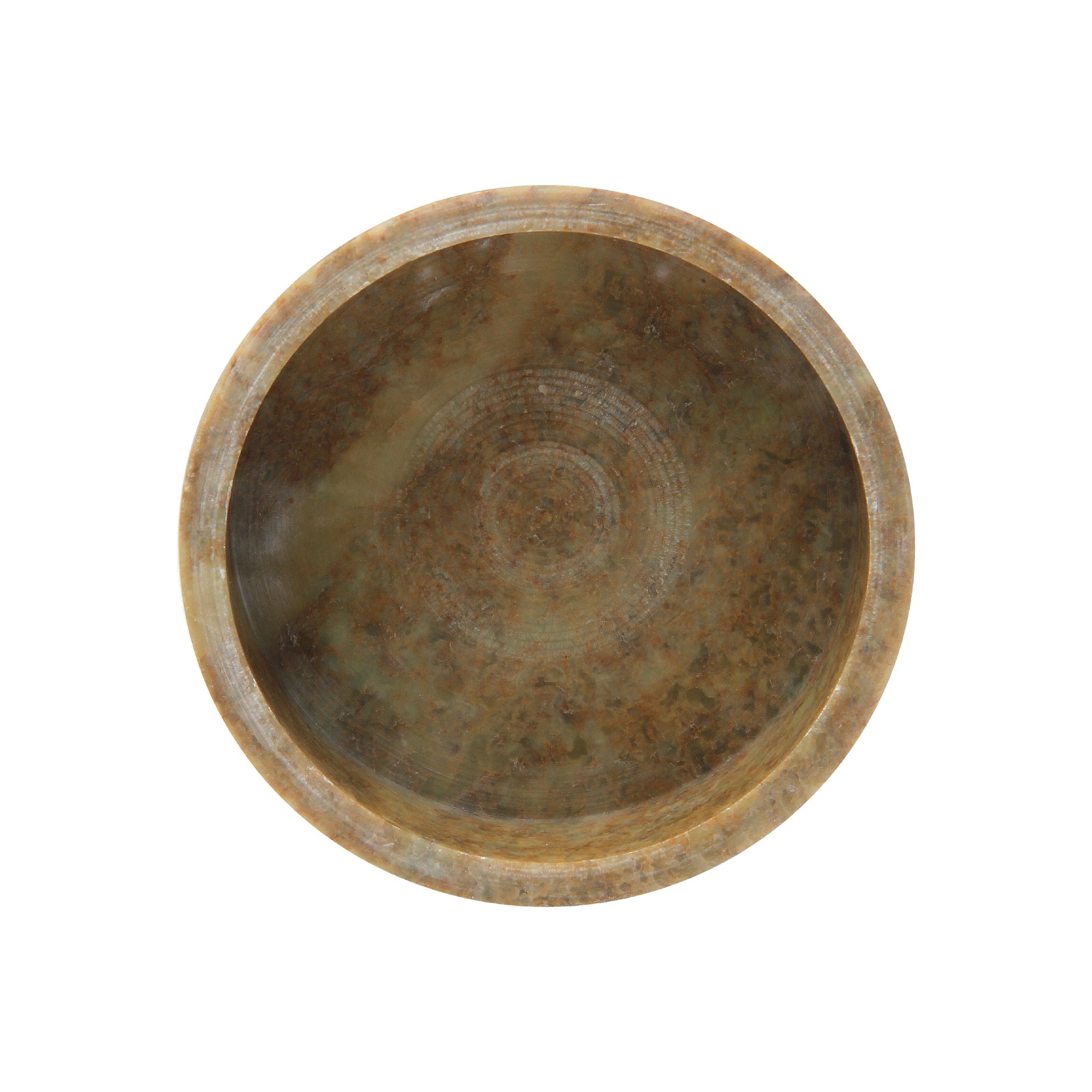 Dose 'Taneja', hellbraun, Ø 9 cm, H 3,5 cm von fischer's lagerhaus