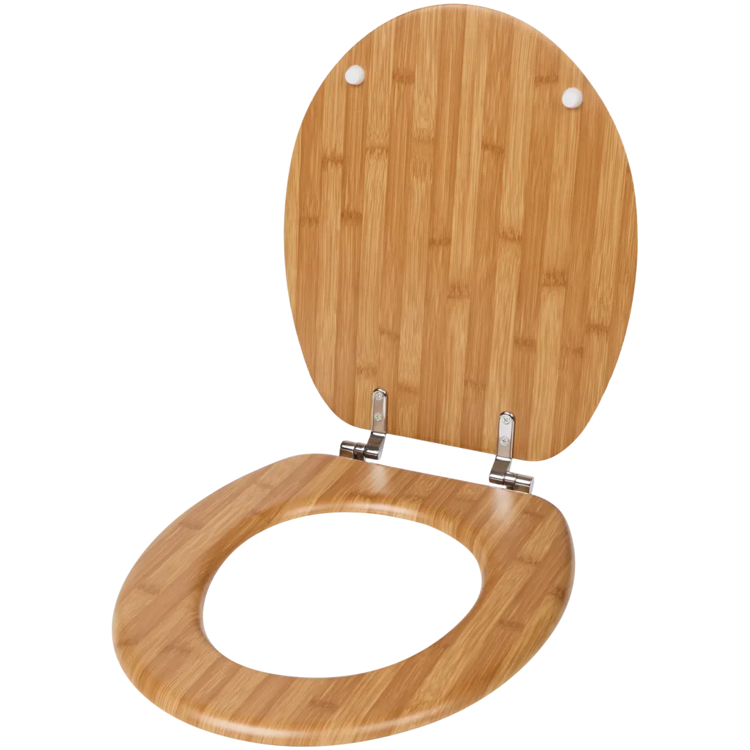 Lunette de toilettes en bois