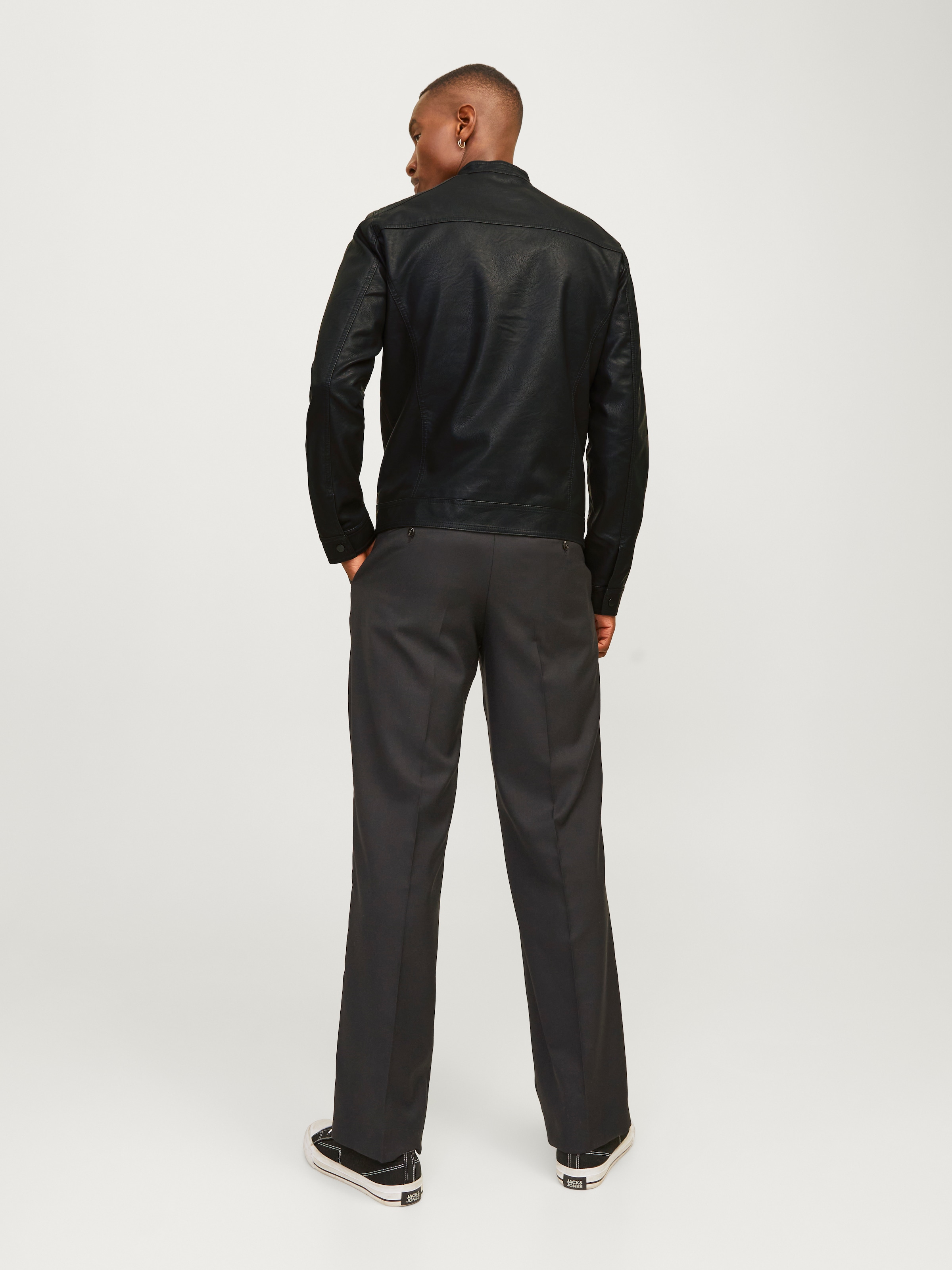 Jack & Jones Lederimitatjacke »JJEWARNER JACKET NOOS«