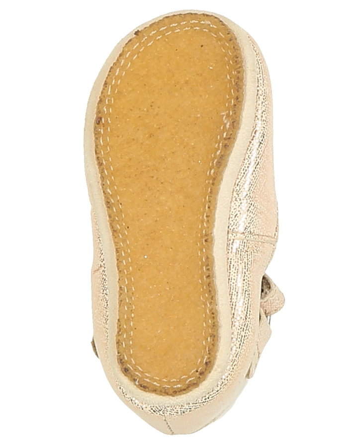 Krabbelschuhe LILLYP in kupfer metallic