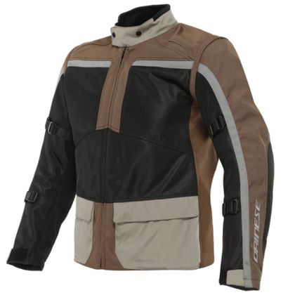 Veste Dainese OUTLAW TEX - Carbone / Rouge