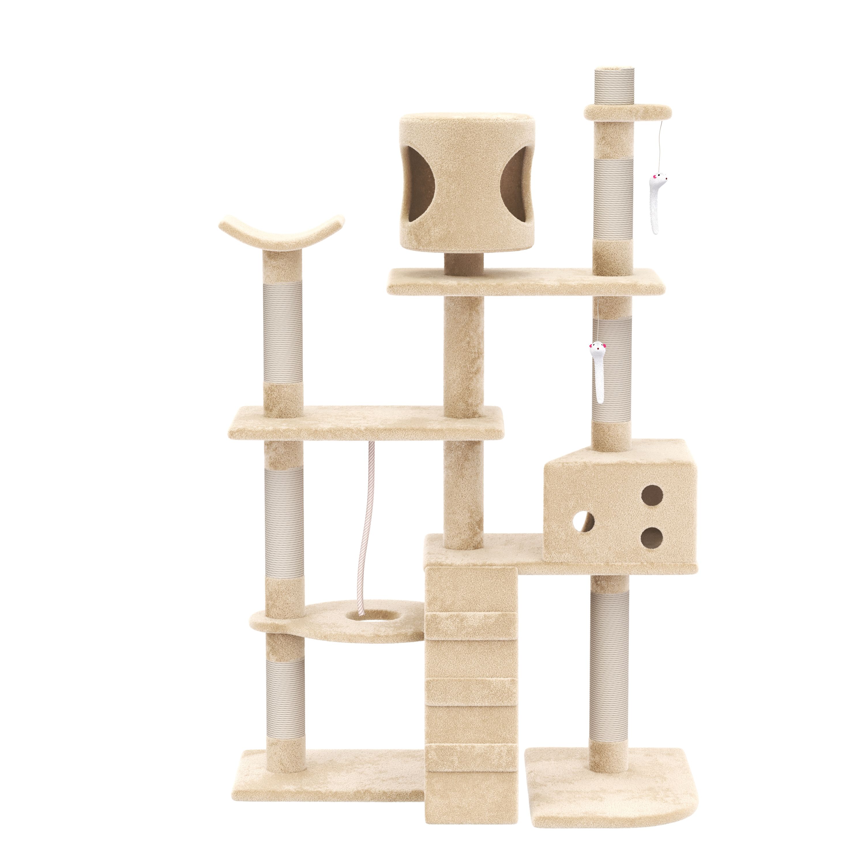 Katzenbaum MIA 165 cm beige