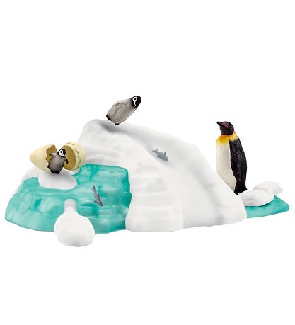 Schleich Wild Life - 24x23x9,3 cm - Pingvin Familiesjov 42661