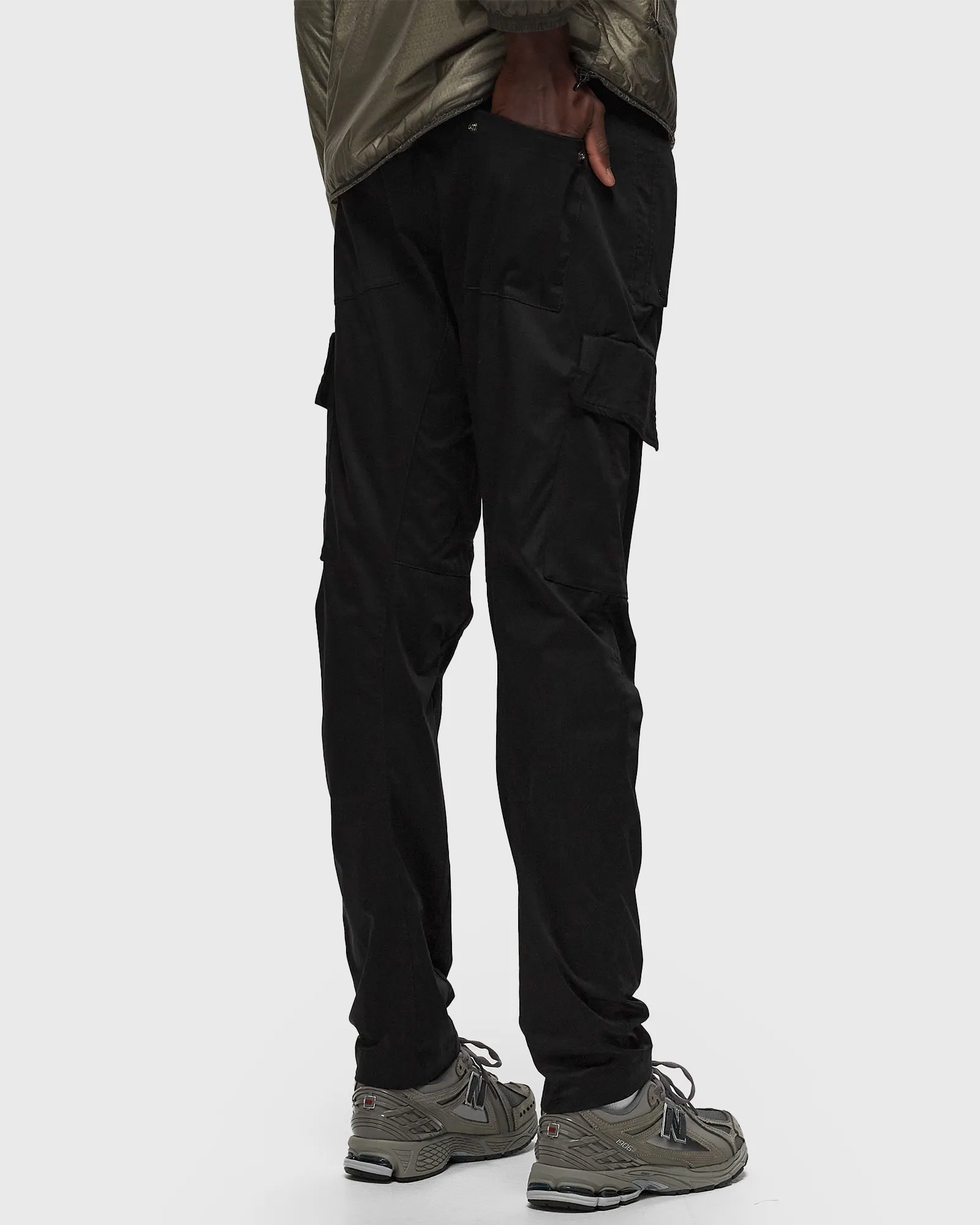 C.P. Company STRETCH SATIN PIECE DYED PANTS - CARGOPANT