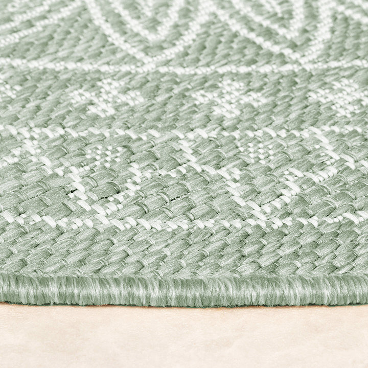 Rond buitenkleed - Summer Azteca Groen