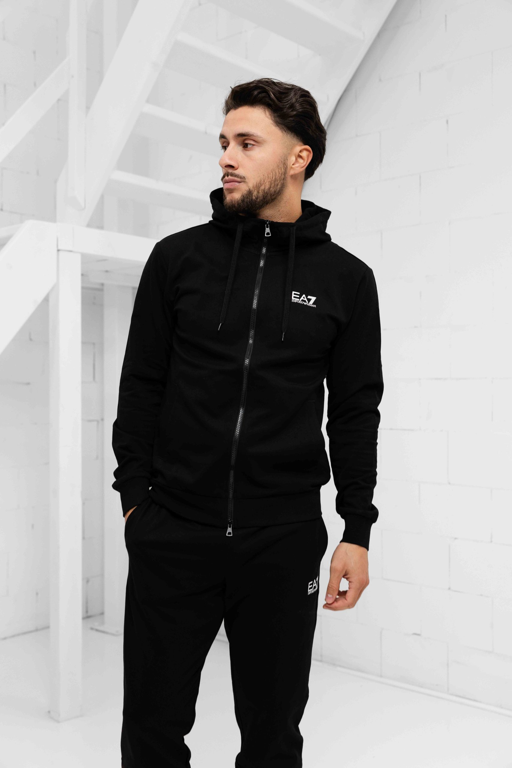 EA7 Emporio Armani 8NPV63 Trainingspak Heren Zwart