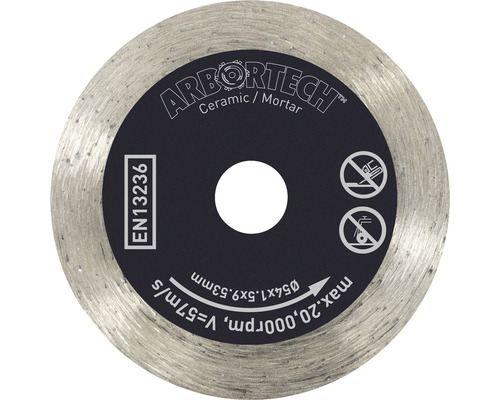 Mini-slijpschijf Arbortech 54 mm x 1,5 mm mini-diamantschijf