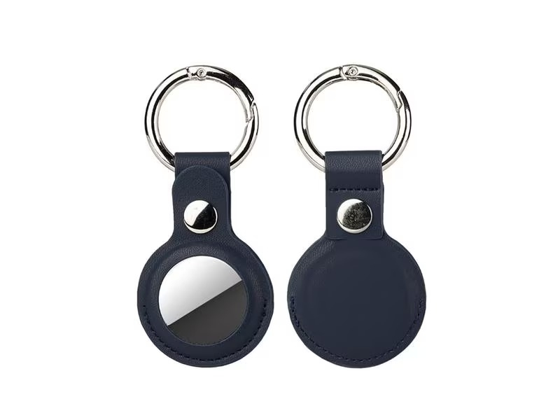 (5er Set) Apple AirTag Leder Hülle Schlüsselanhänger mit Schlüsselring (4S466157)