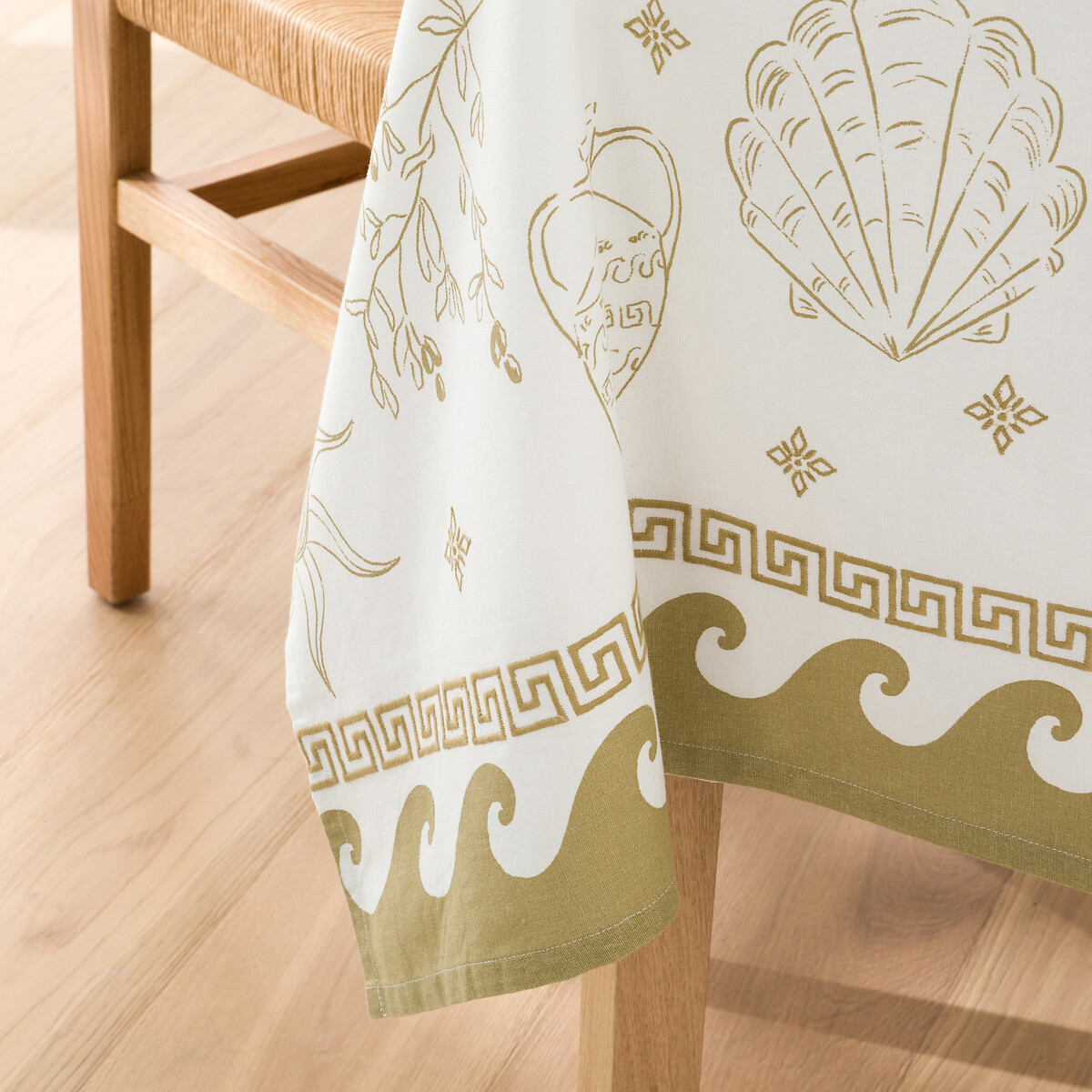 LA REDOUTE INTERIEURS<br>Toalha de mesa em algodão estampado e bordado, Hector