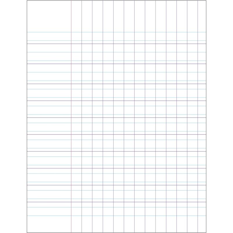 Cahier Conquerant Classique Agrafe 170X220 32P 90G Double Ligne 3/10 Polypro Bleu