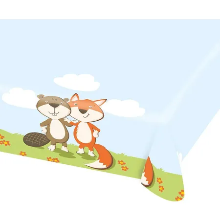amscan Tischdecke Fuchs & Biber