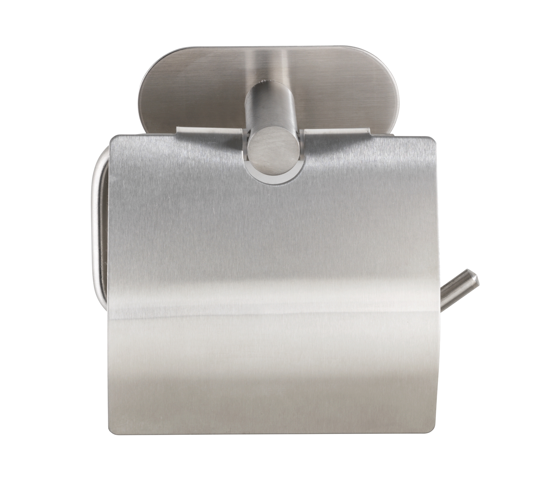 Wenko Orea turbo-loc toiletrolhouder met deksel RVS mat