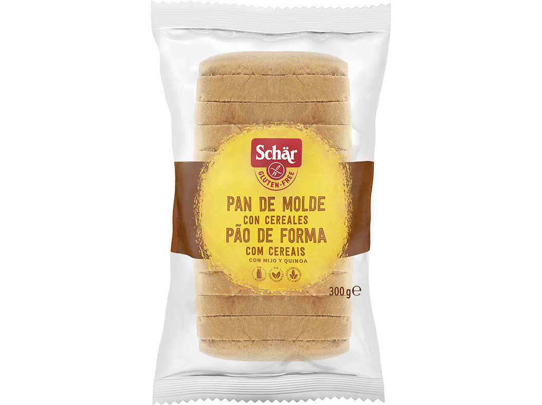 PÃO SCHAR FORMA CEREAIS SEM GLÚTEN 300G