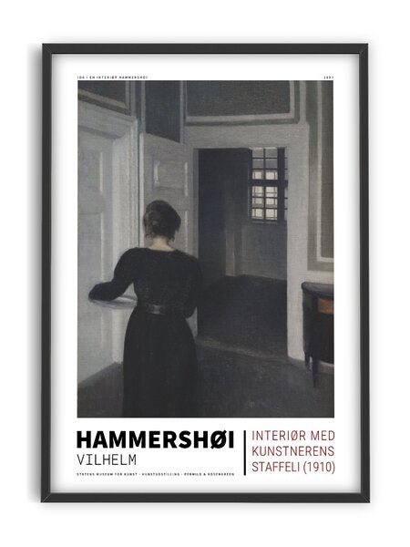PSTR studio - Vilhelm HammershÃ¸i - Interior 1910