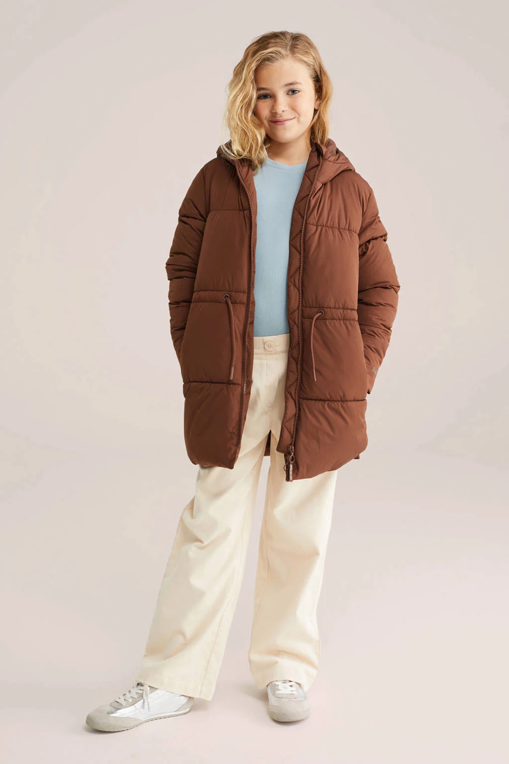 WE Fashion gewatteerde jas bruin