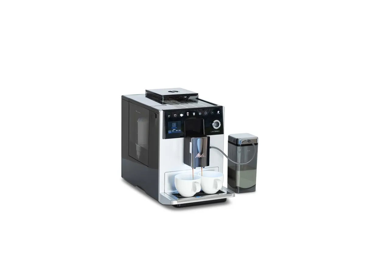 Melitta F63/0-201, Espressomaskine, 1,8 L, Kaffebønner, Indbygget kværn, 1400 W, Sølv