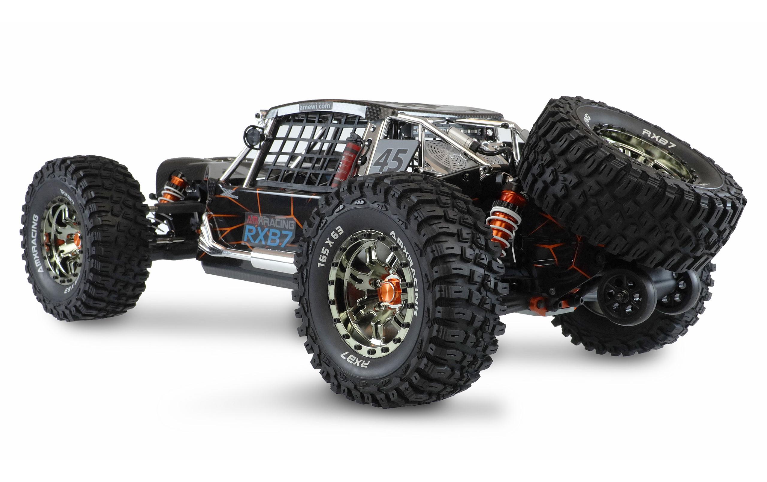 Buggy AMXRacing RXB7 6S, 4WD, Grau, 1:7, RTR<br>Dune Buggy im Massstab 1:7 mit starkem Brushless Antrieb
