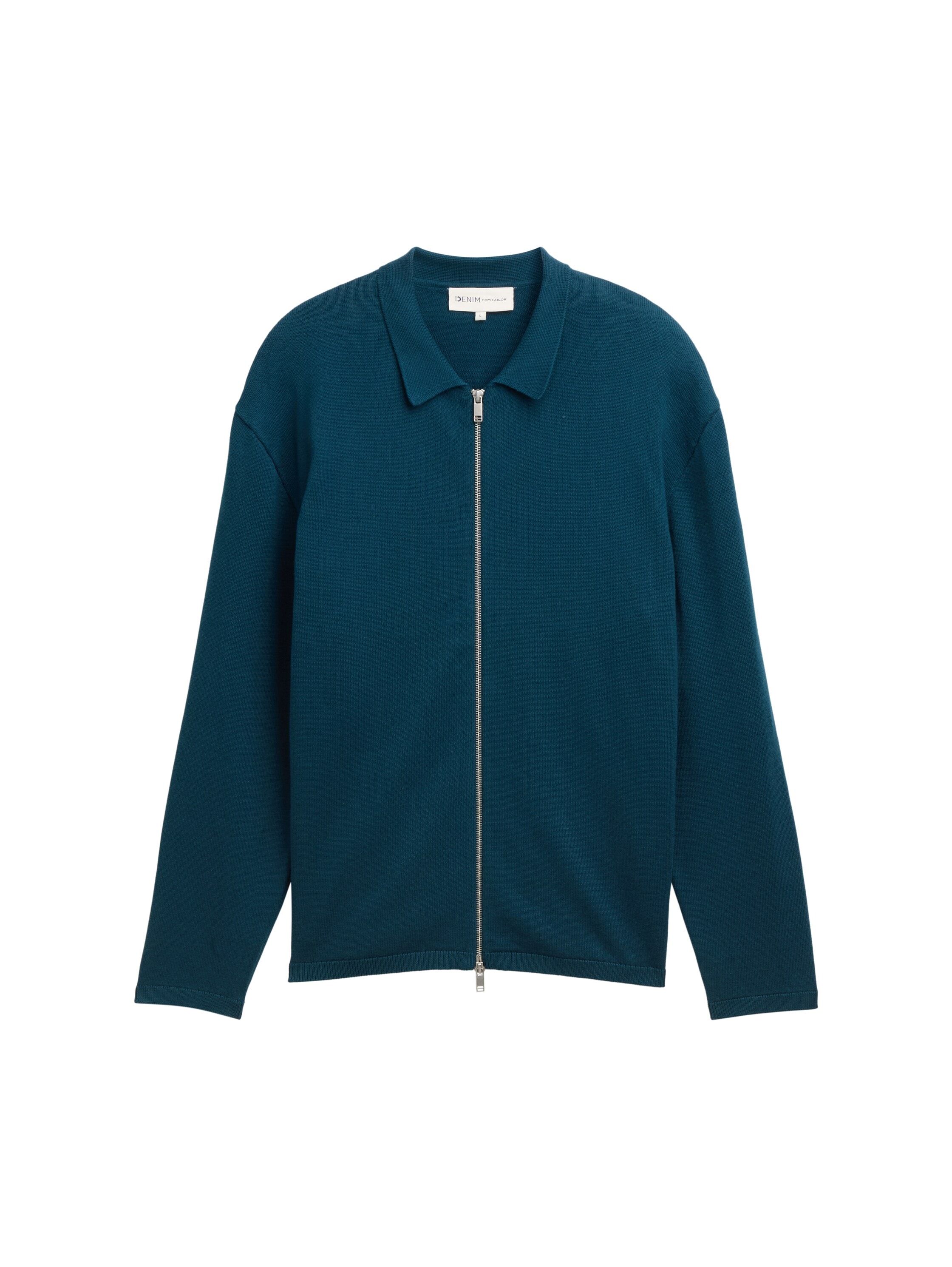 TOM TAILOR Denim Strickpullover , mit Reissverschluss