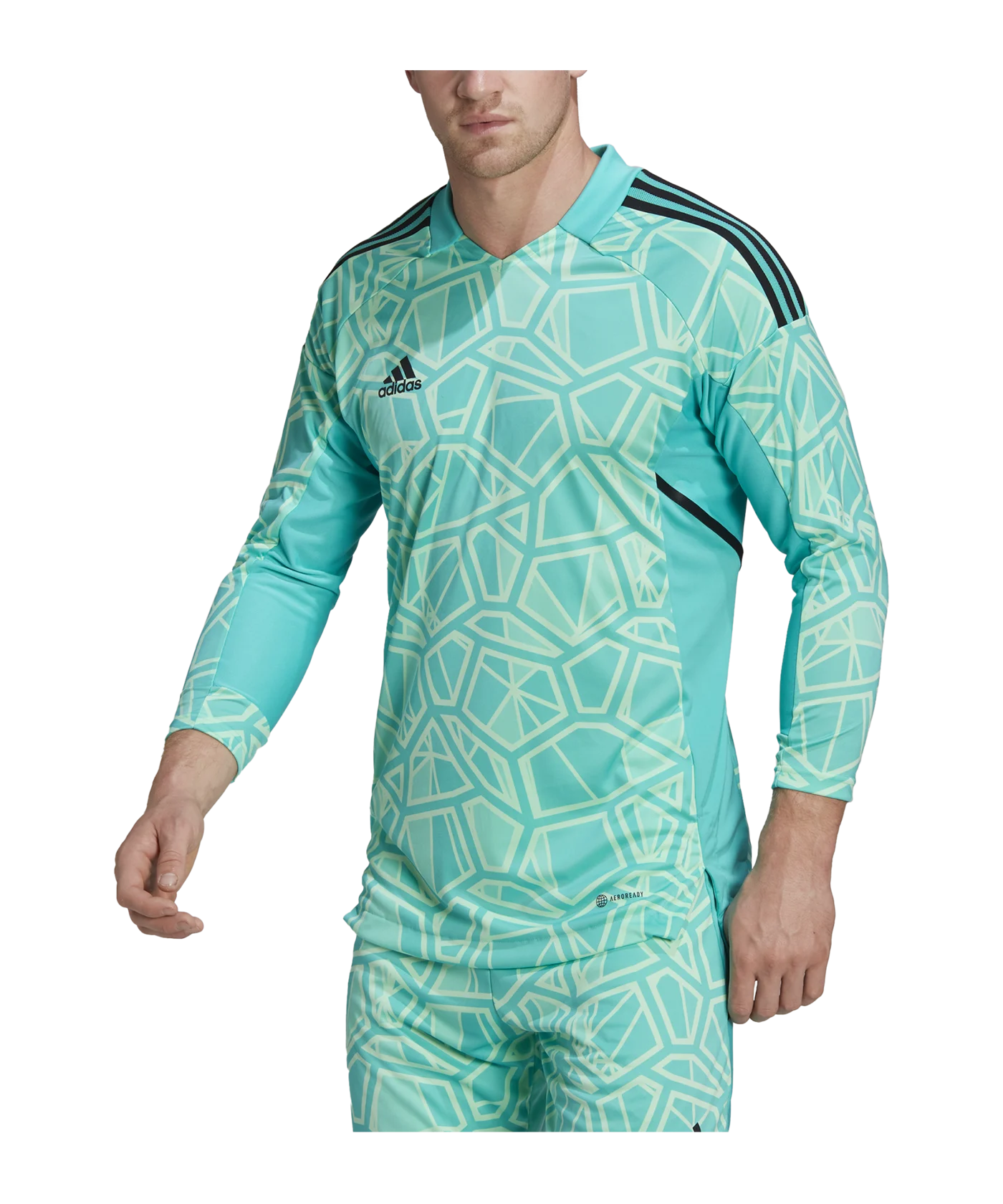 adidas Condivo 22 Torwarttrikot langarm Türkis