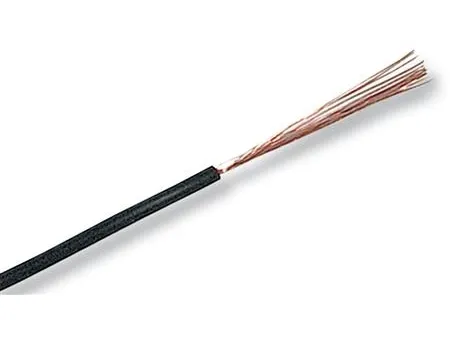 Monteringskabel, PVC 90 grader 1x1,5mm² H07V2-K sort 450/750V jumbobox, ledning Ø3mm - (2500 meter)