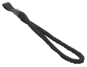 OSSENBERG Stockschlaufe mit Gummiband schwarz