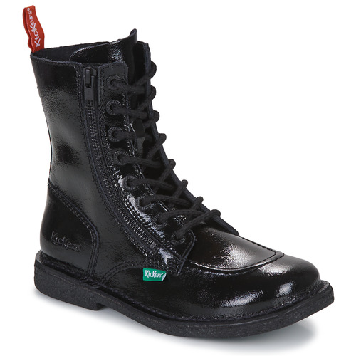 Kickers - MEETICKZIP - Noir vernis