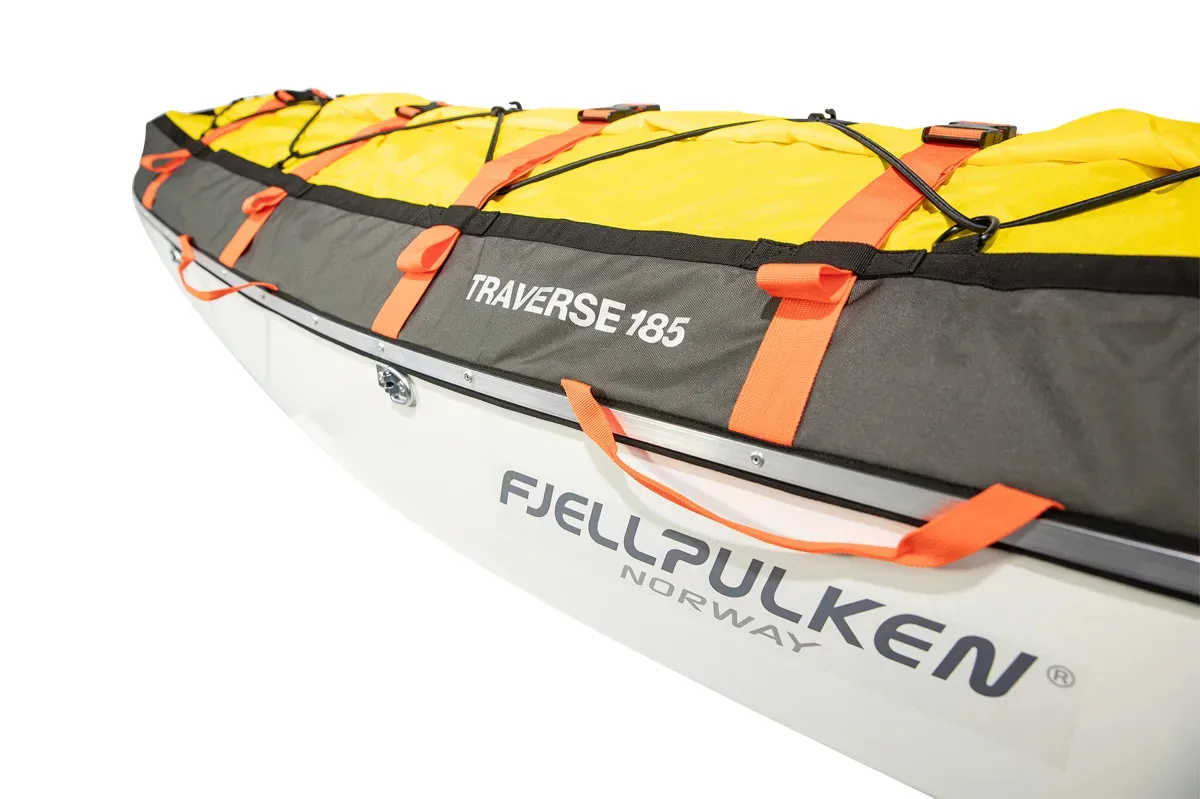 Fjellpulken Traverse 185 M/Forsterket Drag Og Sele Yellow