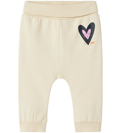 Name It Jogginghosen - NbfVrille - Summer Sand/Heart
