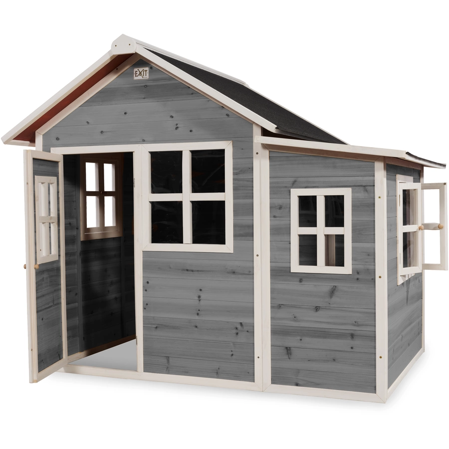 EXIT Loft 150 Holzspielhaus - grau