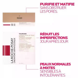 Toleriane Correcteur de teint minéral compact-poudre 14 beige rosé - 9,5g