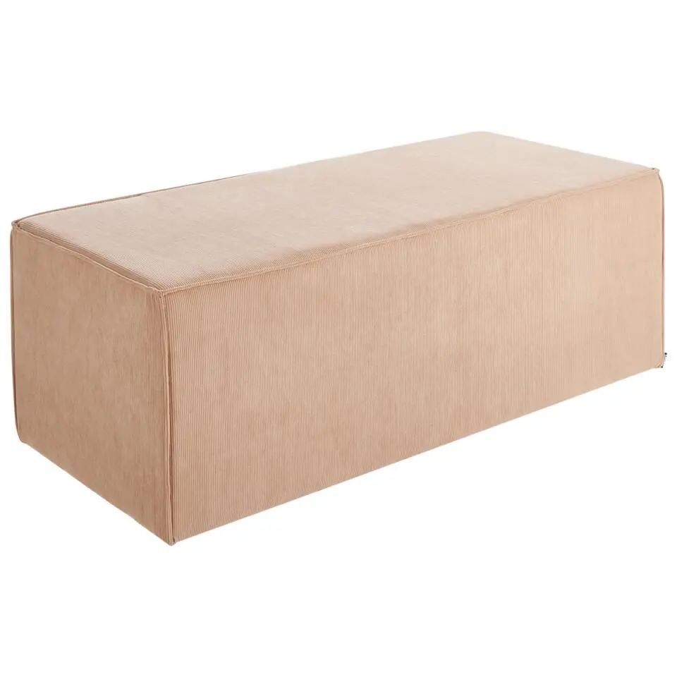 VINITA - Poef - Beige - Corduroy