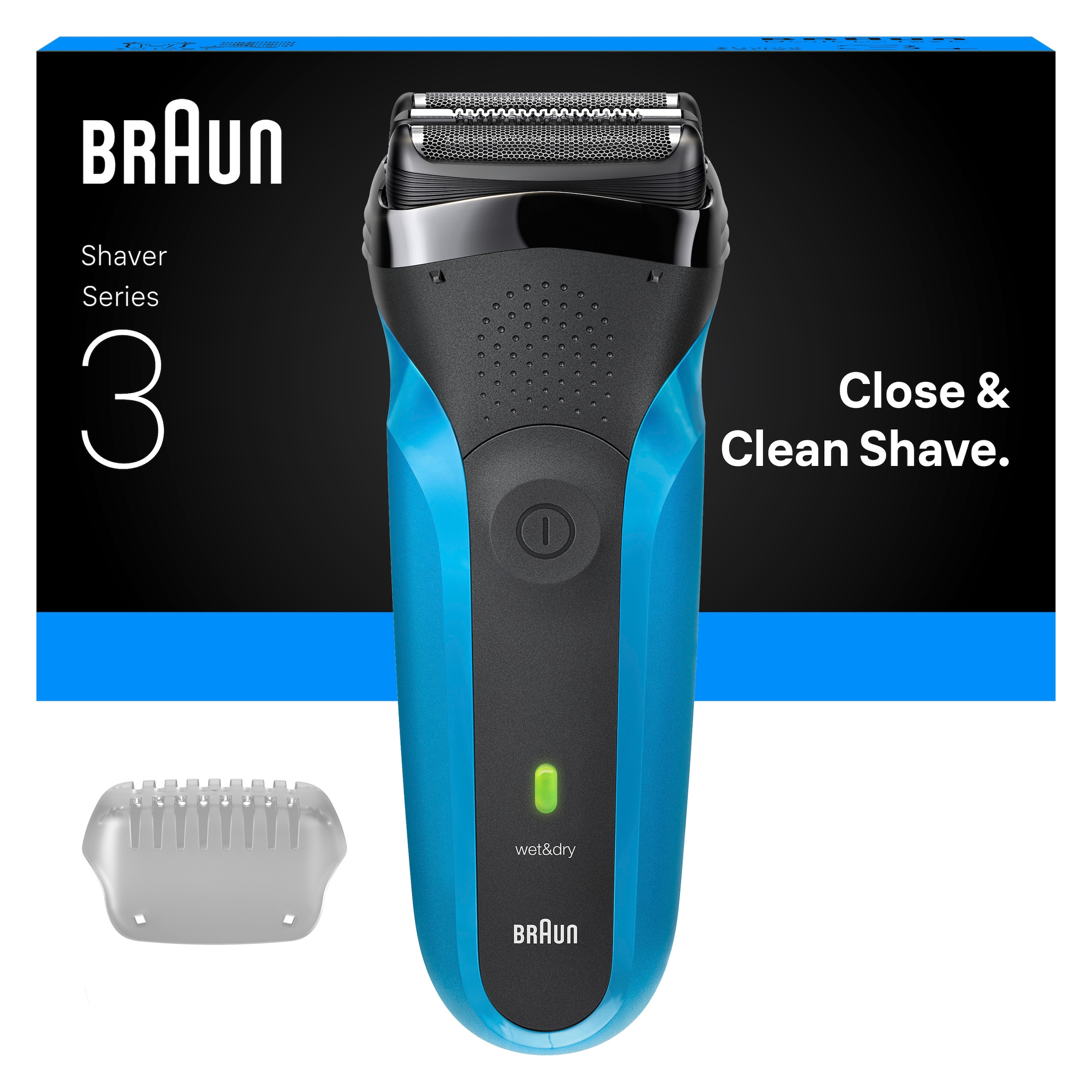 Braun Elektrorasierer »Series 3 310s« 3 flexible Klingen