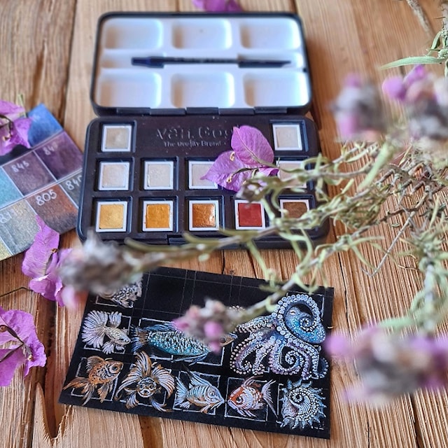 Van Gogh Akvarellfarge Pocket Box 