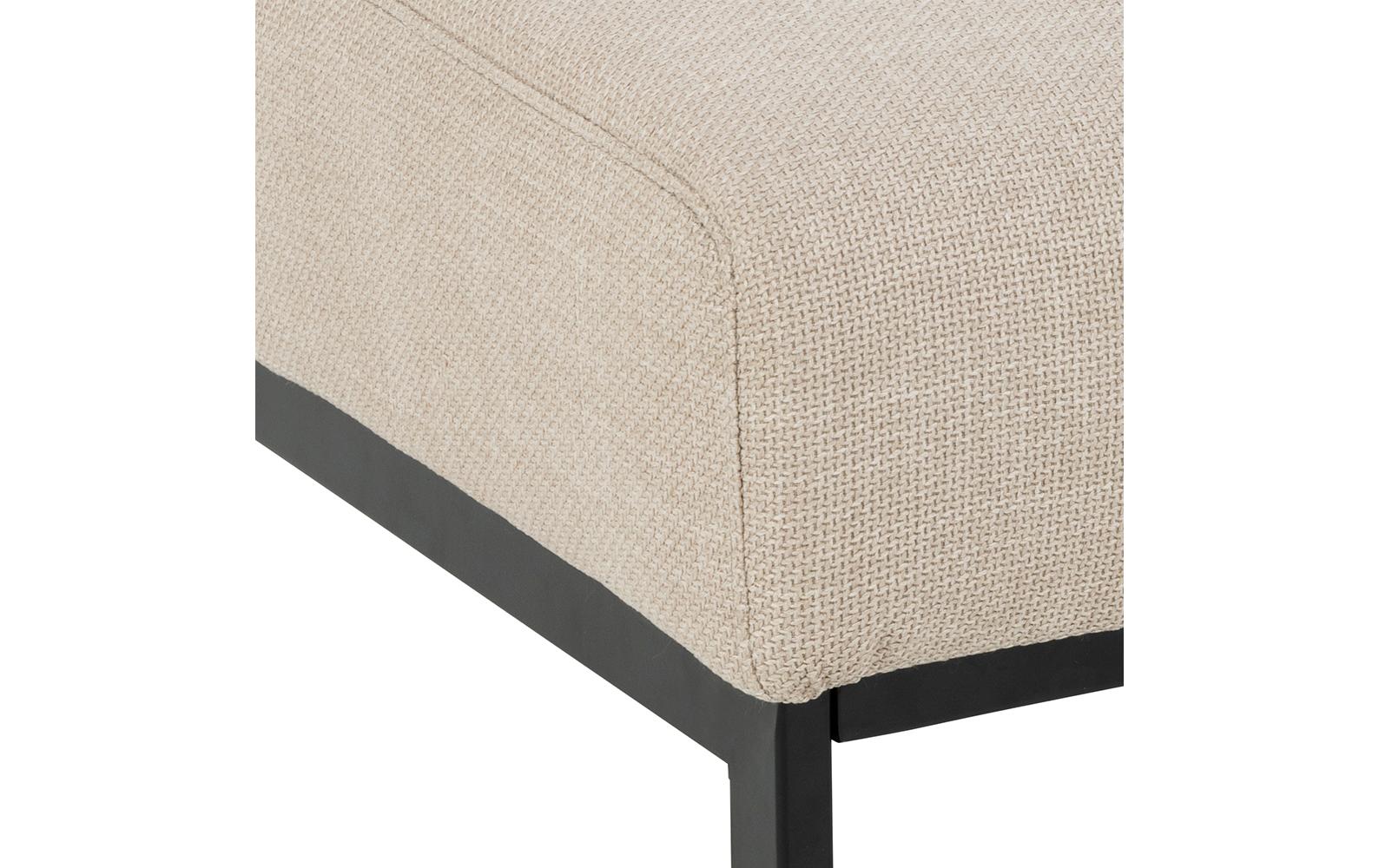 Sitzbank Caix 100 cm x 41 cm, Beige<br>Schlafzimmerbank