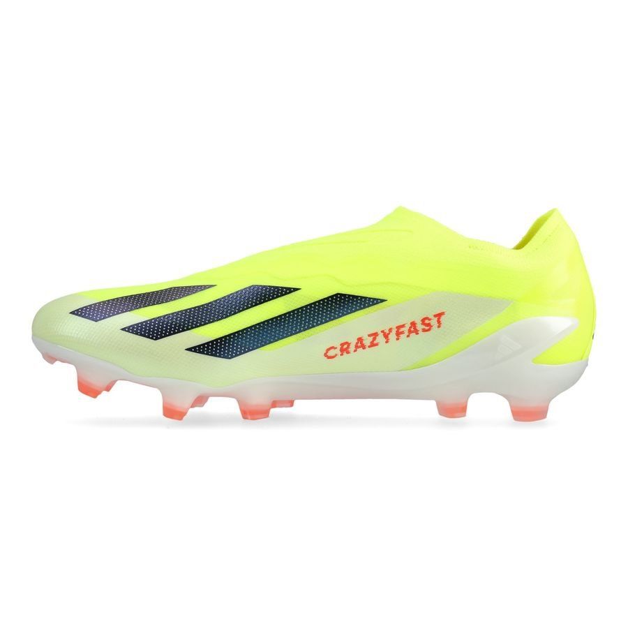 adidas X Crazyfast Elite Laceless FG Solar Energy - Jaune/Noir/Blanc