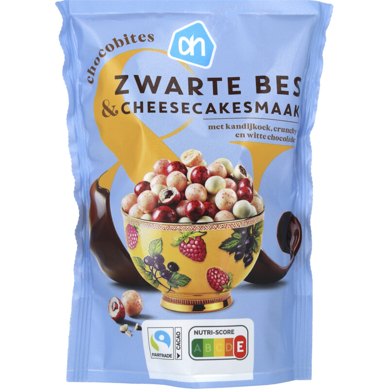 AH Chocobites zwarte bes & cheesecakesmaak